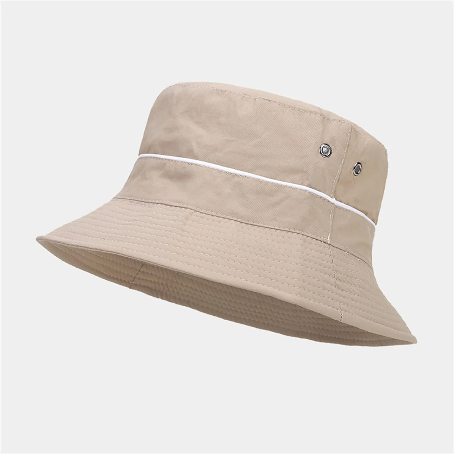 Sun Hats for Women Summer Casual Wide Brim Cotton Bucket Hat Beach Vacation Travel Accessories Beach Vacation Headwear