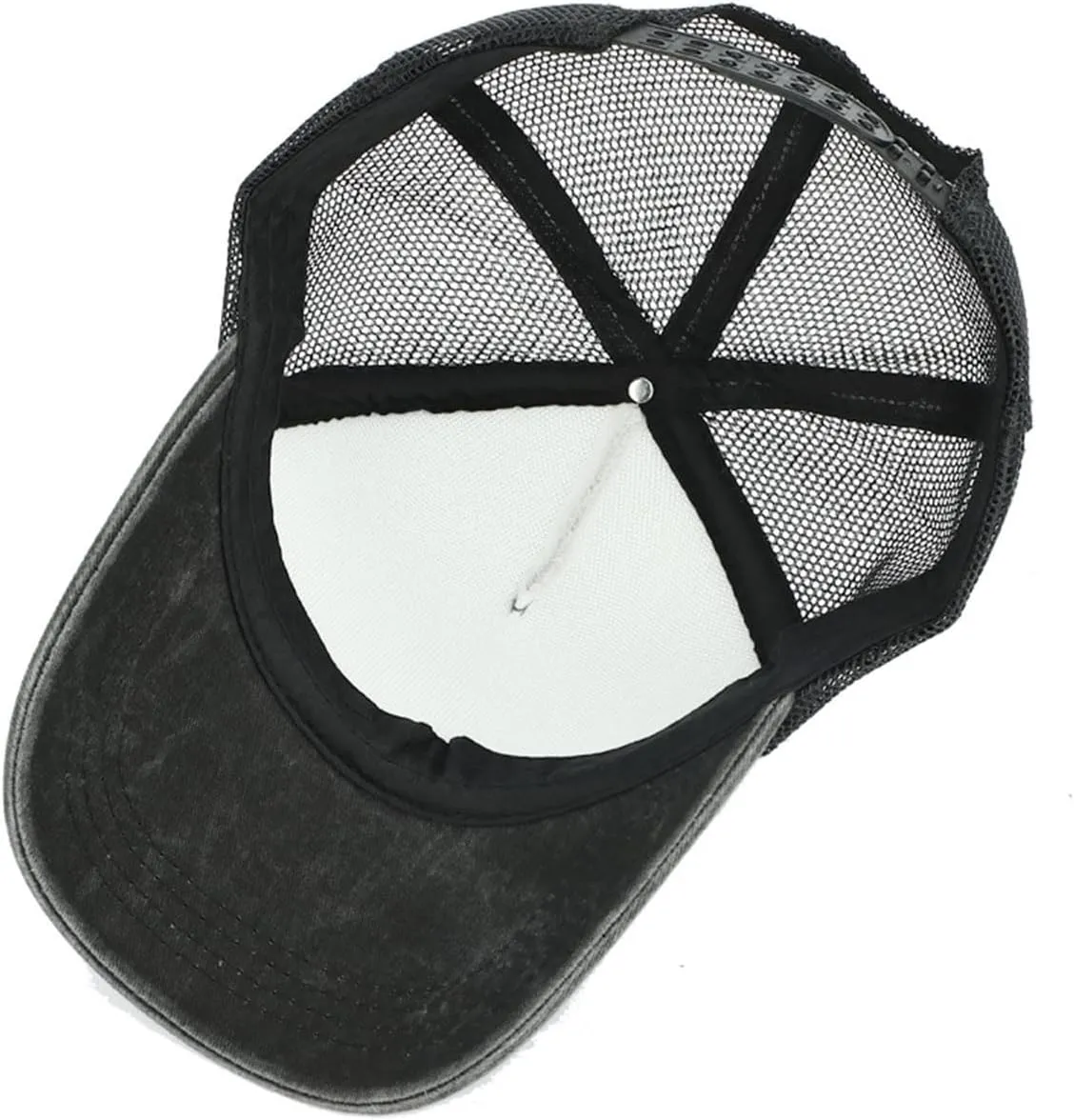 Sun Hats for Women Wide Brim Hollow Top Sun Hat Summer Beach Packable Visor Ponytail Baseball Hat