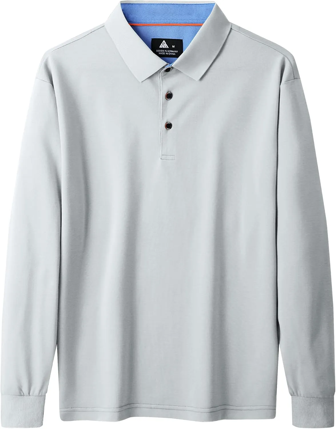 SWISSWELL Long Sleeve Polo Shirts for Men collared Performance Golf Shirts Casual Workwear Office