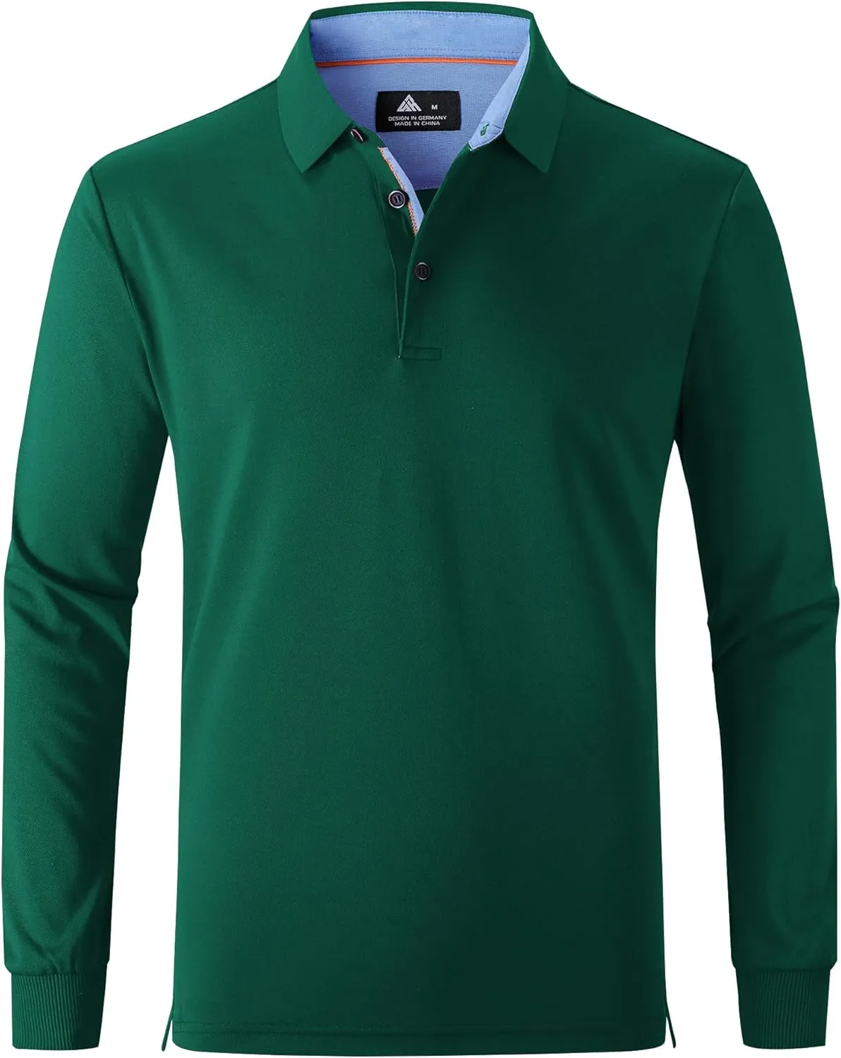SWISSWELL Long Sleeve Polo Shirts for Men collared Performance Golf Shirts Casual Workwear Office