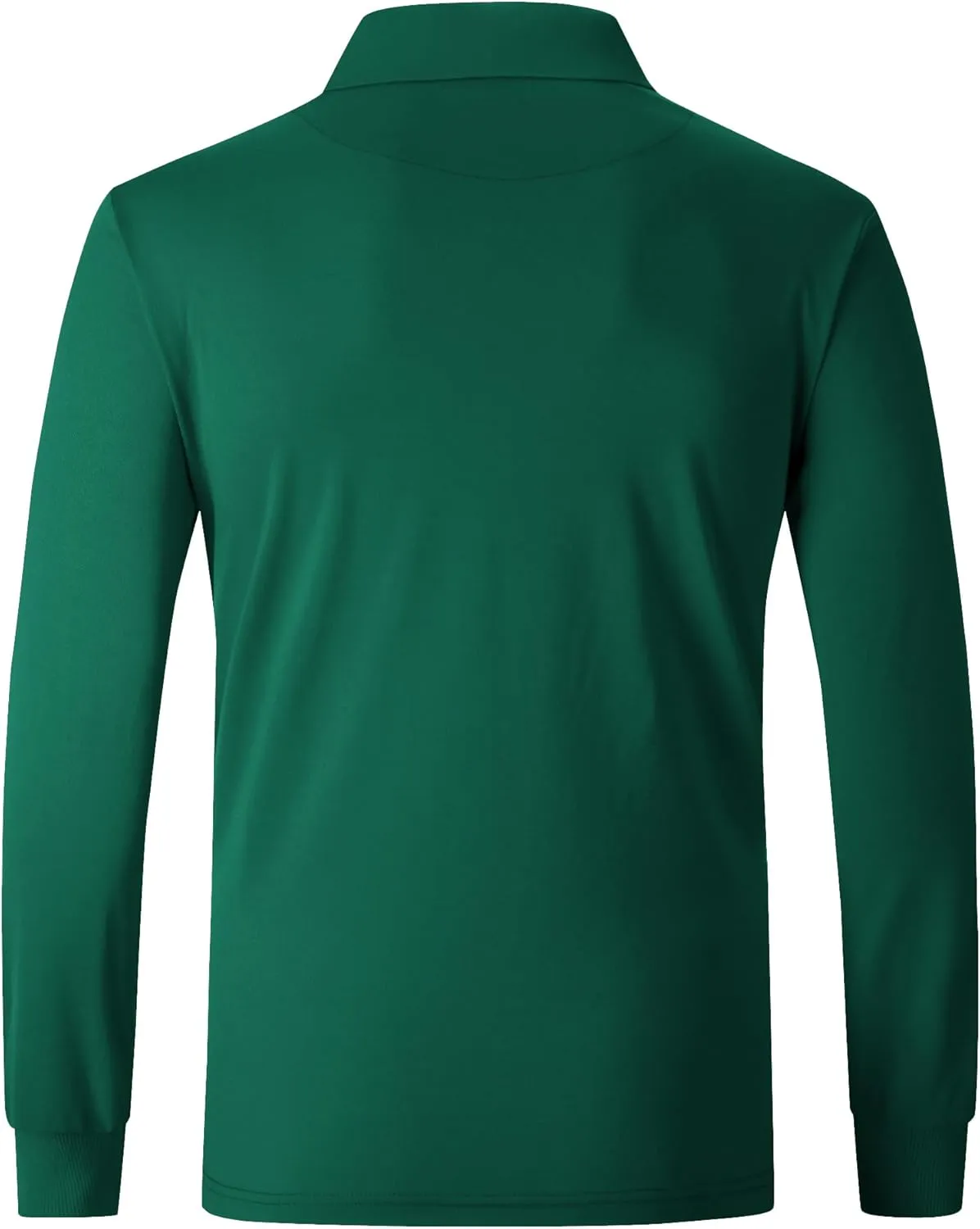 SWISSWELL Long Sleeve Polo Shirts for Men collared Performance Golf Shirts Casual Workwear Office