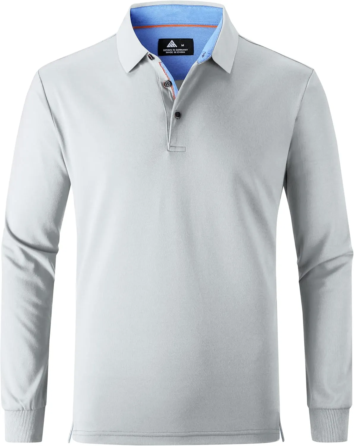 SWISSWELL Long Sleeve Polo Shirts for Men collared Performance Golf Shirts Casual Workwear Office