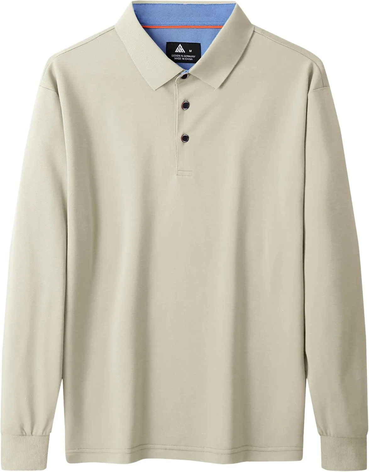 SWISSWELL Long Sleeve Polo Shirts for Men collared Performance Golf Shirts Casual Workwear Office