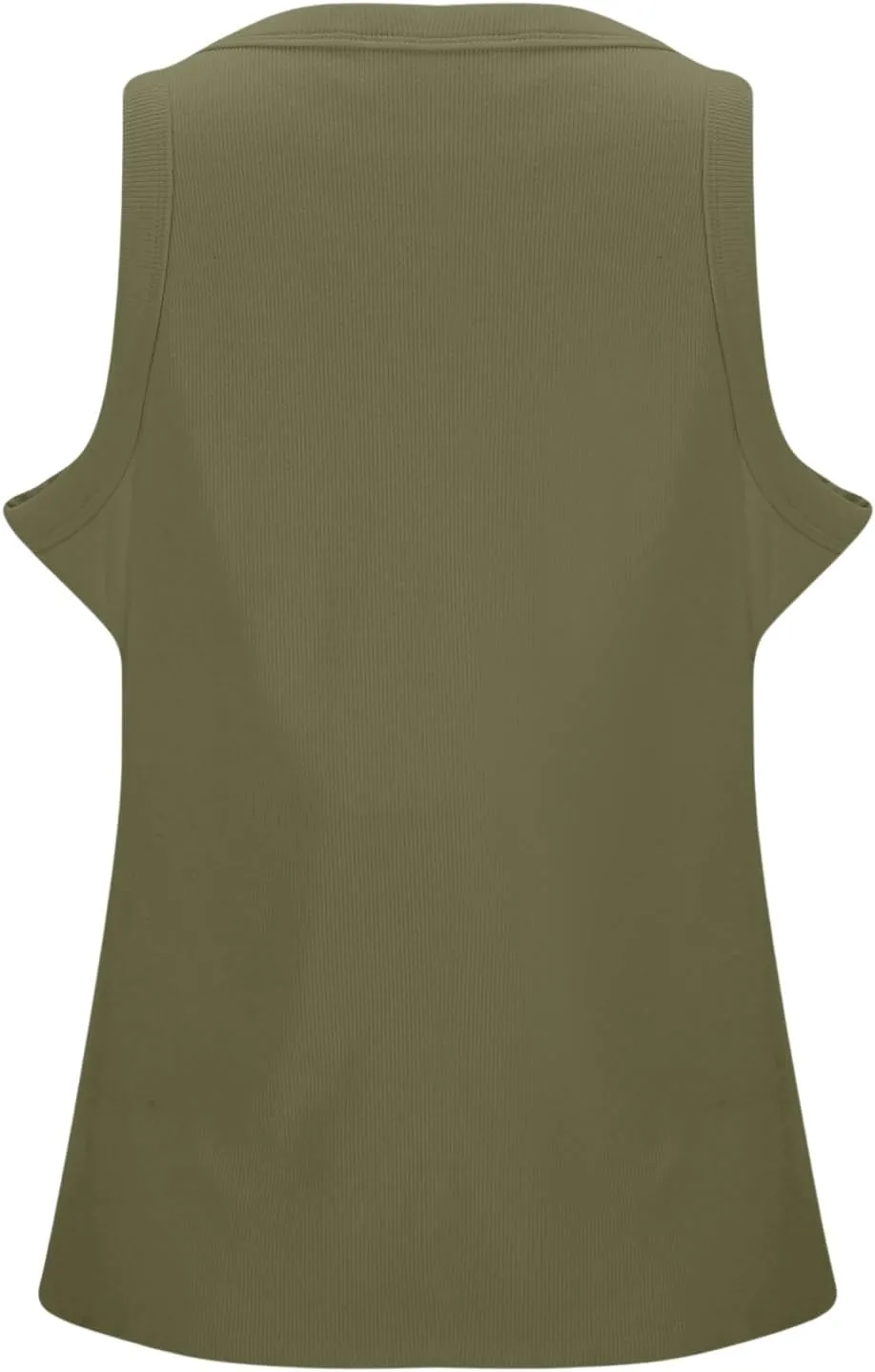 Tank Tops with Built in Bras Round Neck Ribbed Tank Top with Bra Pads Loose Casual Workout Tank Tops for Women
