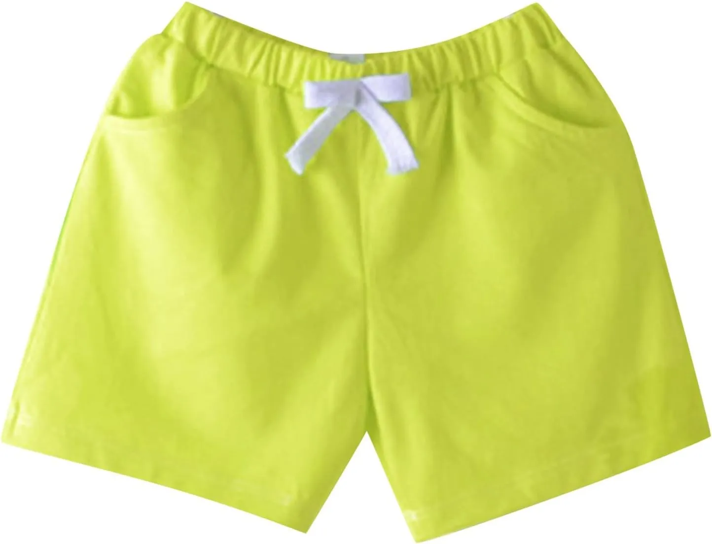 Toddler Baby Boy Shorts Drawstring Elastic Waist Pull On Jogger Shorts Cotton Girls Summer Casual Cargo Pants Solid