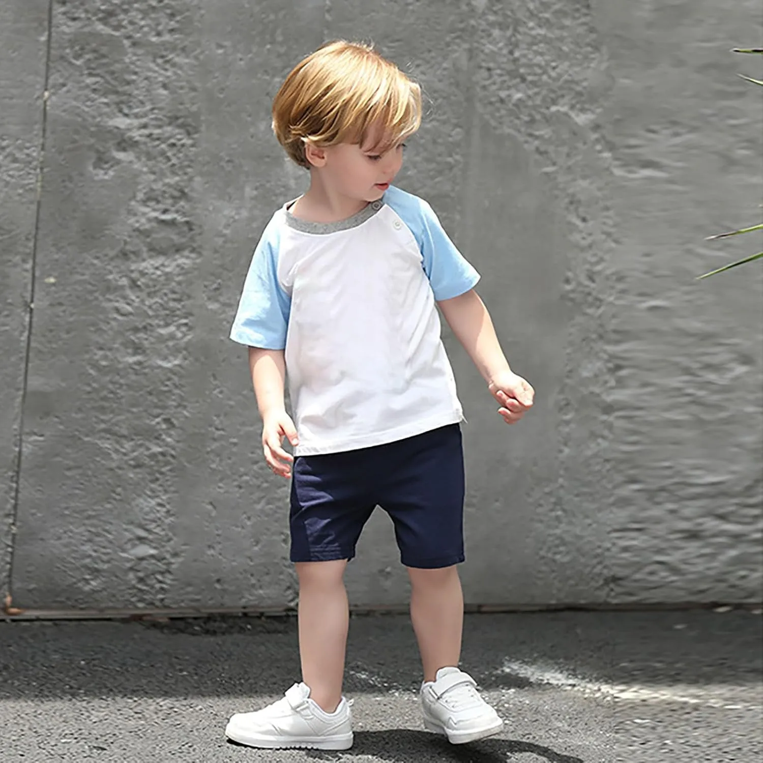 Toddler Baby Boy Shorts Drawstring Elastic Waist Pull On Jogger Shorts Cotton Girls Summer Casual Cargo Pants Solid