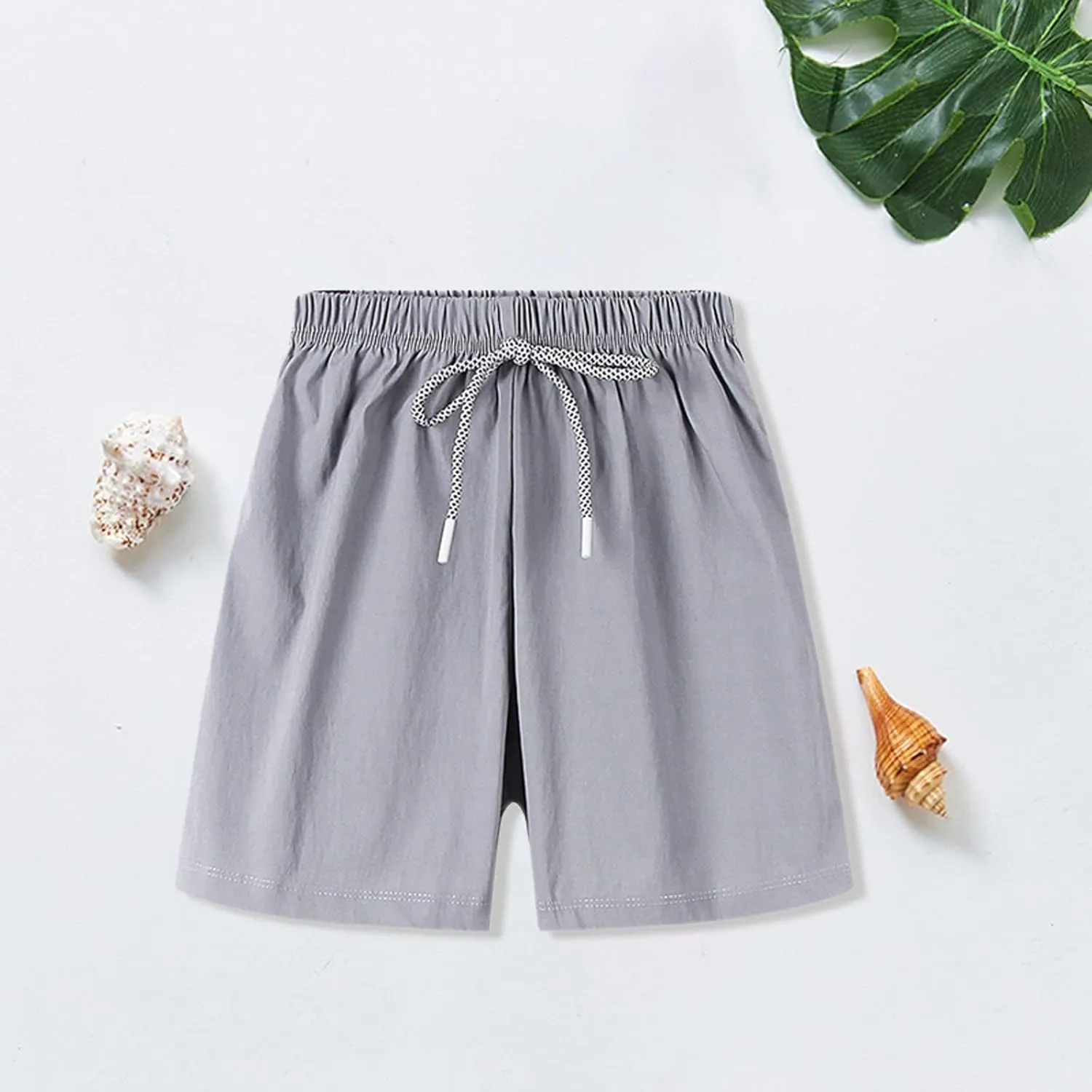 Toddler Boys Quick Dry Shorts Boys Athletic Shorts with Drawstring Summer Elastic Sports Clothes Kids Joggers Pants