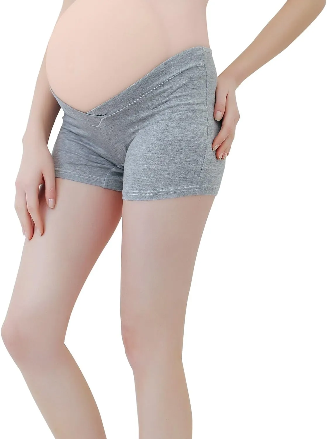 Tremour Women's Under the Bump Maternity Cradle Briefs Pregnancy Underwear Healthy Boyshort