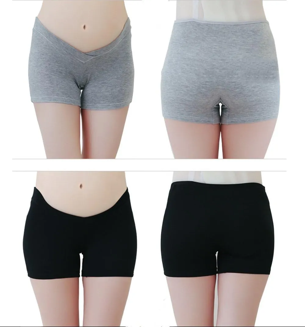 Tremour Women's Under the Bump Maternity Cradle Briefs Pregnancy Underwear Healthy Boyshort