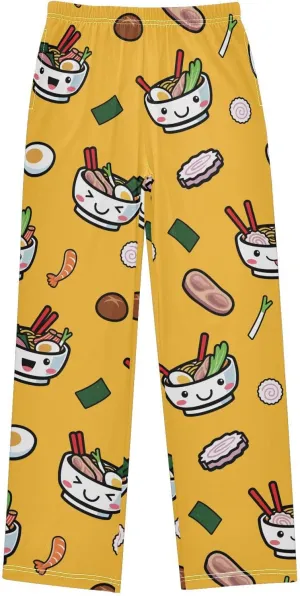 visesunny Boys' Pants Cute Animal Pattern Jogger Sweatpants Elastic Waist Long Bottoms Trousers with Two Pockets S-XL