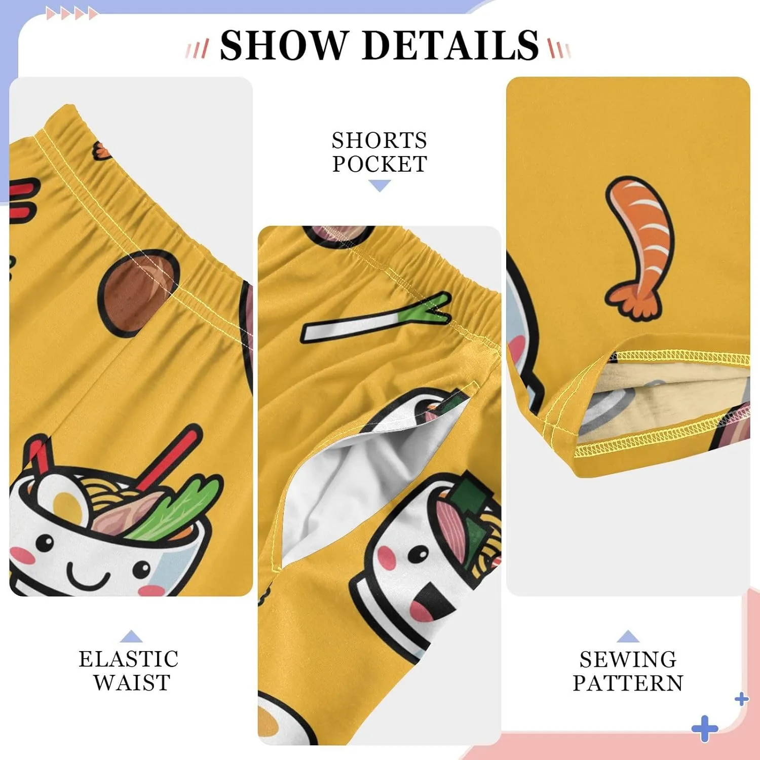 visesunny Boys' Pants Cute Animal Pattern Jogger Sweatpants Elastic Waist Long Bottoms Trousers with Two Pockets S-XL