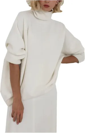 Winter Women's Thick Warm Knitted Sweater Oversize Turtleneck Pullovers Jumpers