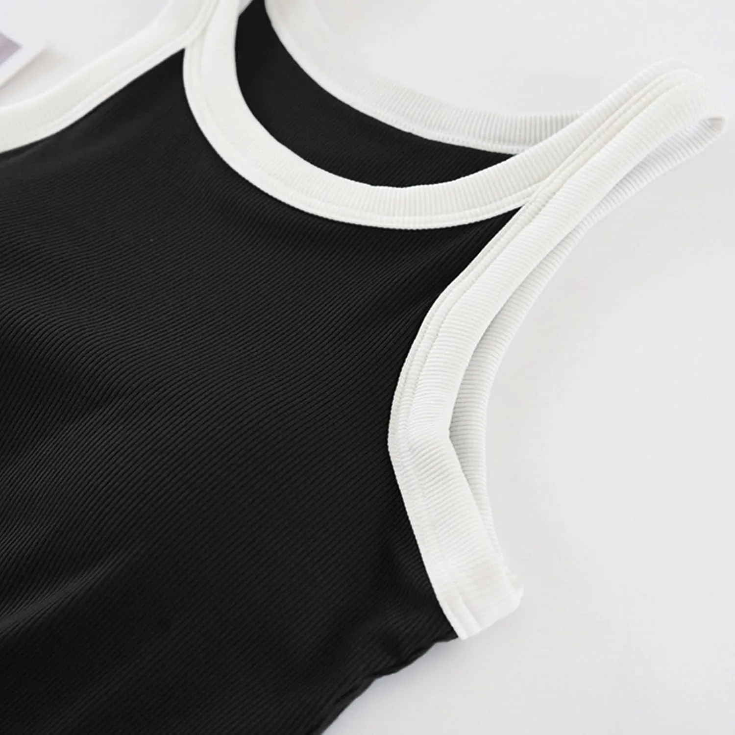 Wmens Crop Tank Tops with Built in Bra Halter High Neck Padded Yoga Shirts Sleeveless Basic Workout Camisoles Tees