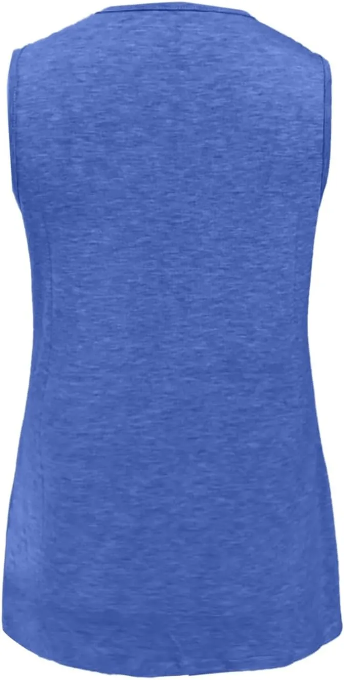 Women Tank Tops 2025 Comfy T Shirts Dressy Sleeveless V Neck Summer Loose Fit Tank Tops Tees