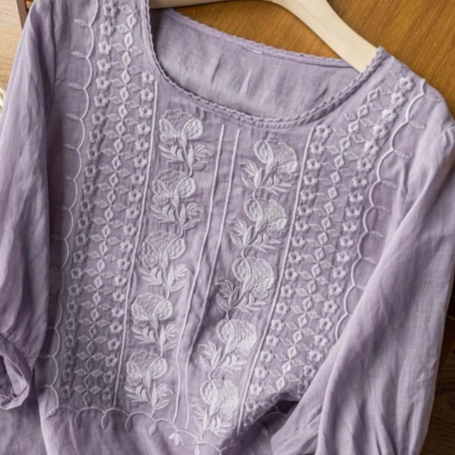 Women's Button Down Shirt V Neck Long Sleeve Linen Summer Casual Business Blouses Top Loose Fit Tee Shirts