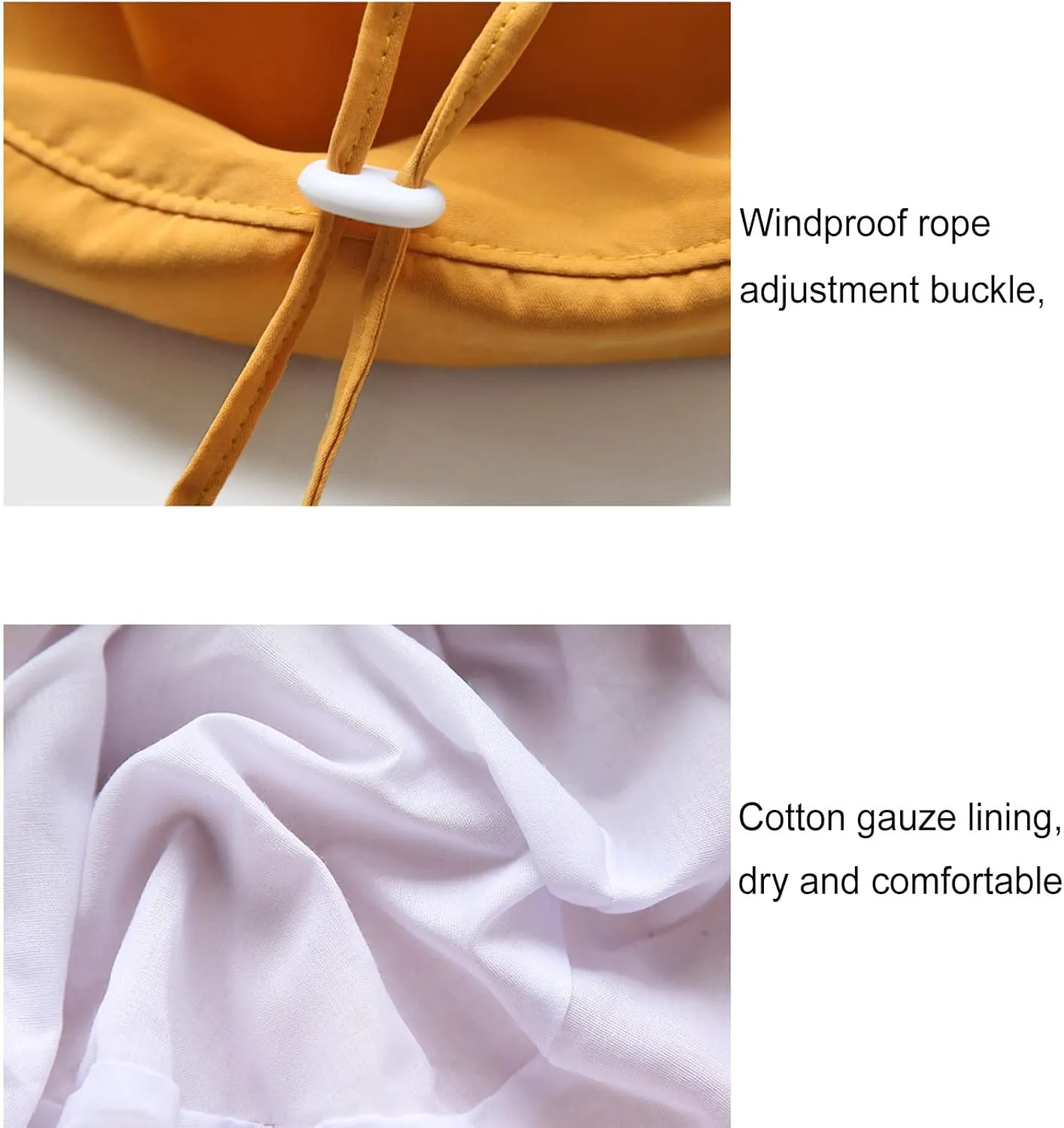 Women's Cotton Wide Brim Sun Hats Vintage Cloche Bucket Hats Rollable Fisherman Sun Cap Beach Travel Accessories