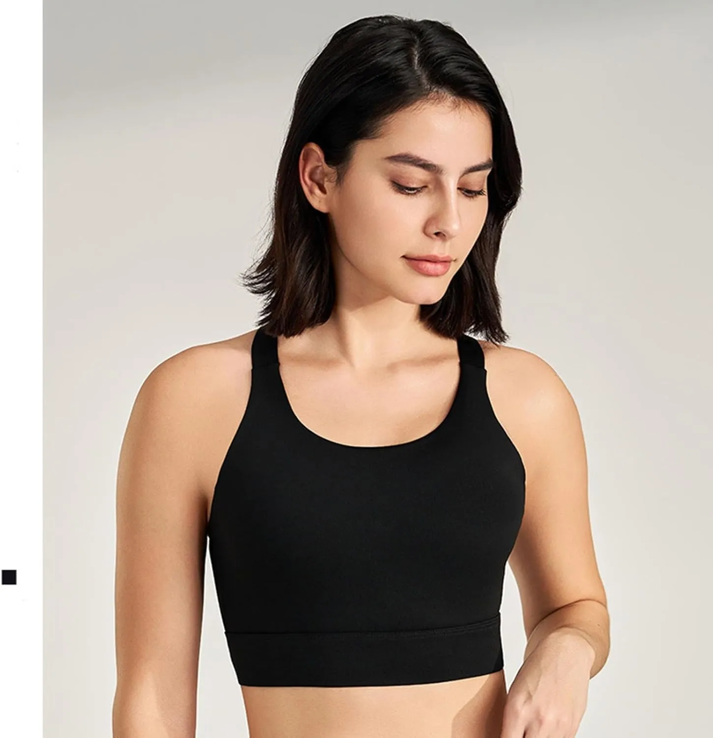 Women's Fitness Crop Tank Tops Stretch Slim Fit Push Up Quick-Dry Wicking Corset Yoga Bras Underwear Vest Tops
