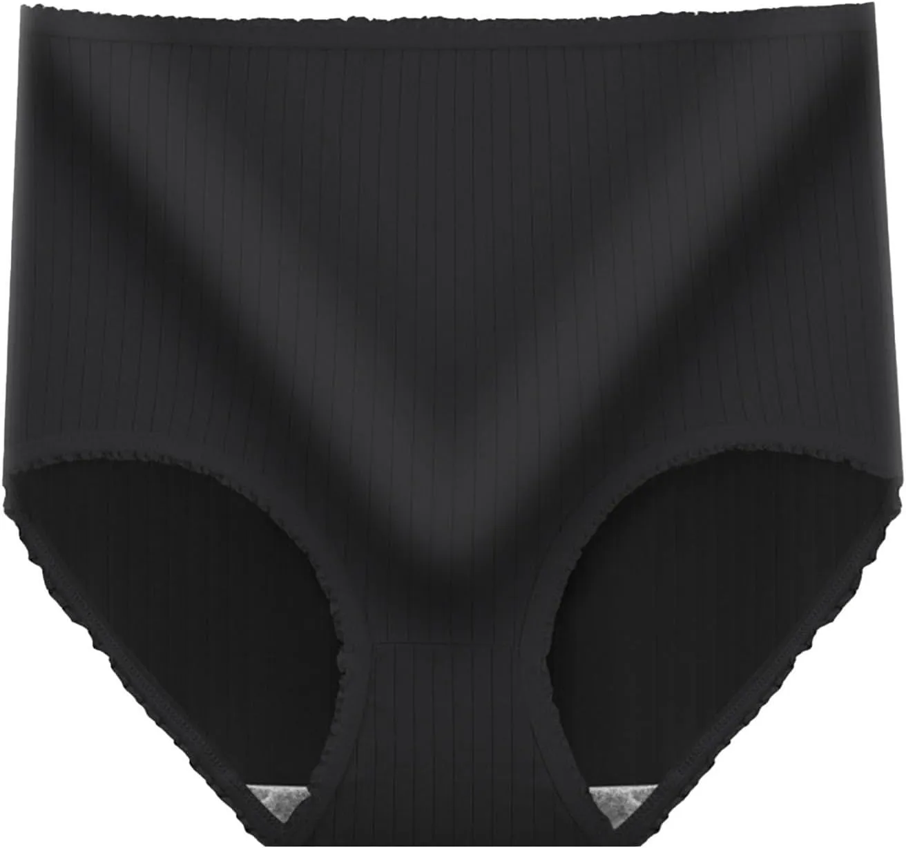 Womens High Waist Underwear Seamless Sexy Ladies Stretch Full Coverage Briefs Absorbent Solid Breathable Briefs