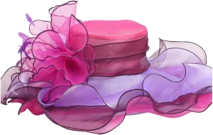 Women's Lace Mesh Flower Top Hat Summer Shade Foldable Sunblock Basin Hat Outdoor Large Rim Beach Sun Wicker Hat