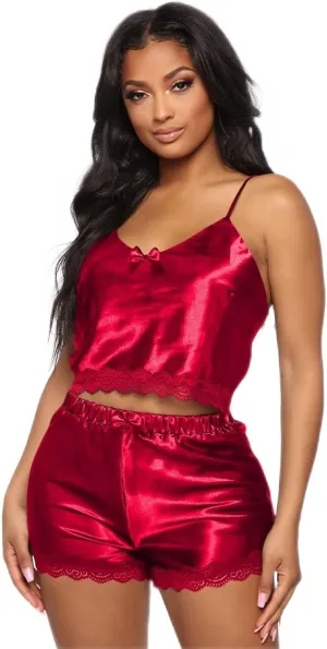 Womens Satin Silk Pajama Sets Sexy Camisole Tops with Shorts Pj Sets Soft Comfy Pajamas Loungewear Sleepwear