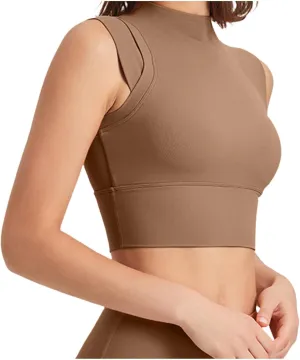 Women's Sports Bras Stretch Fabric Full-Coverage Yoga Underwire Quick Dry Smoothing Super Gather Racerback Bra 2025