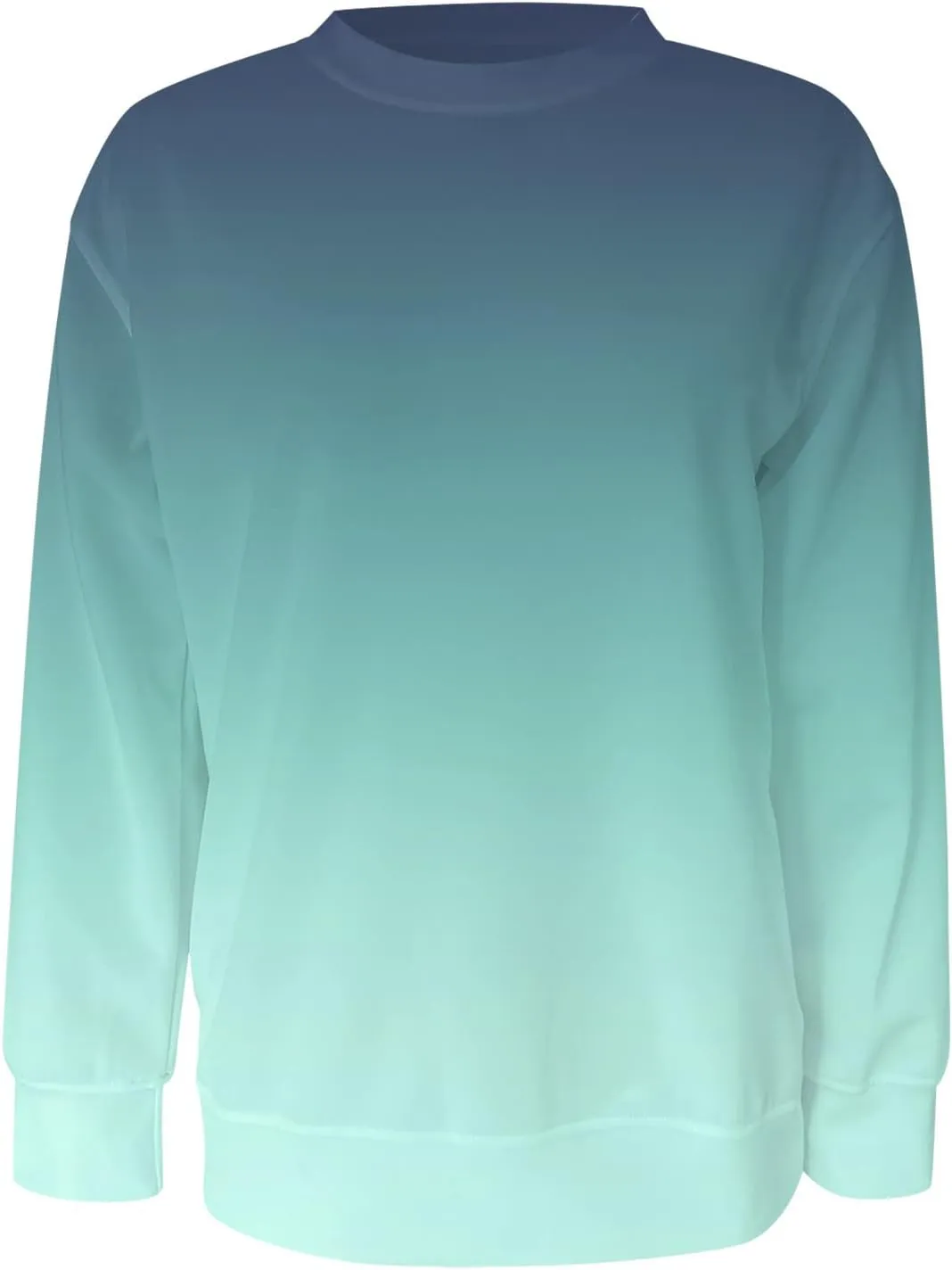 Womens Sweatshirts Crewneck Loose Fitting Tops Long Sleeve Color Block Casual Lightweight Shirts Pullover Blouses